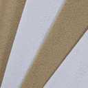 KCS 4 pc of 12" x 18" 30cmx45cm high Count Counted Cotton Aida Cloth Cross Stitch Fabric (25CT,White+Khaki)