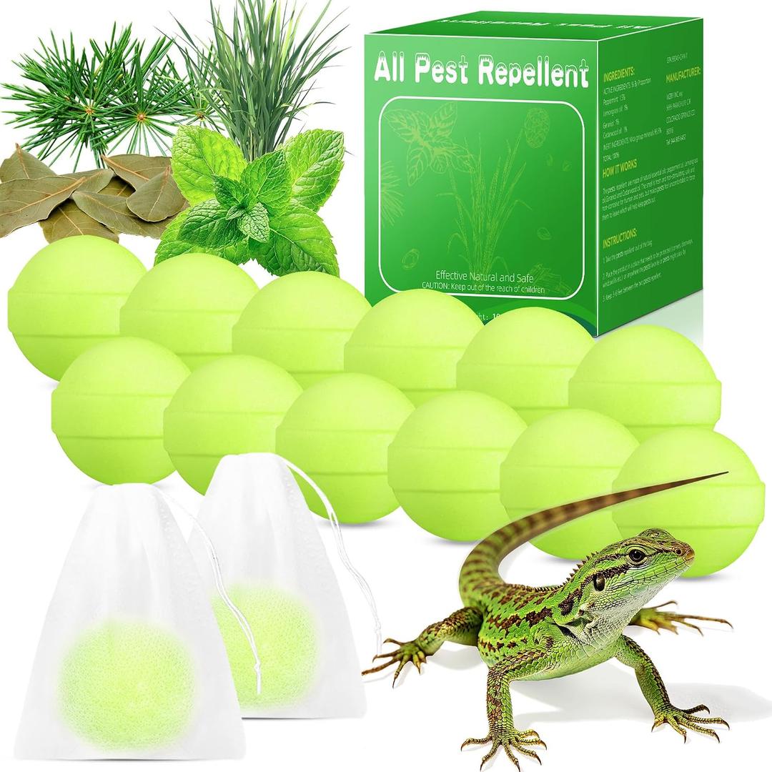 12 Pack Natural Lizard Repellent