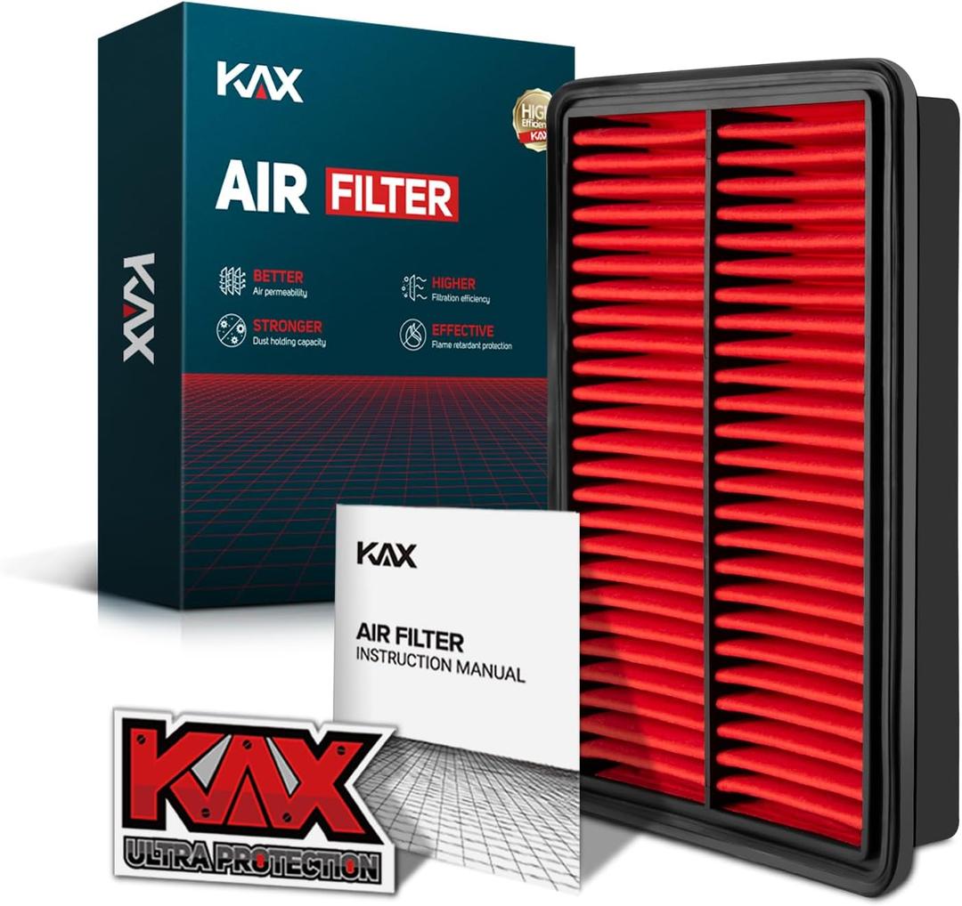 KAX Engine Air Filter, (CA11259) Air Filter Compatible with Mazda 3 2013-2018, Mazda 6 2014-2021, CX-5 2.5L 2013-20213, Replace OE PE07-13-3A0, PE07-13-3A0A, PE07-13-3A0A