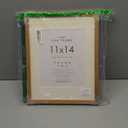 11x14 Picture Frame, Solid Oak 11x14 Photo Frame with Mat to 8x10, 14x11 Natural Oak Wood Frames for Wall, Set of 1
