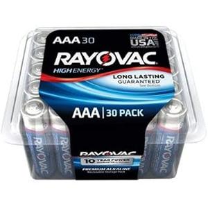 Rayovac Alkaline Battery Size Aaa Container Pack / 30