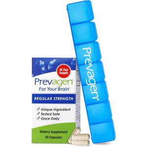 Prevagen Regular Strength - 30 Capsules (1 Month Supply) 10mg of Apoaequorin Plus Vitamin D3, BB Date: 10/2027