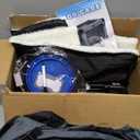 24 Inch Portable Collapsible Dog Crate, Foldable Soft Dog Kennel with Soft Warm Blanket and Foldable Bowl for Large Cats & Small Dogs, Indoor & Outdoor Travel