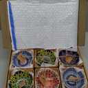 12 Pcs Wedding Favors for Guests 3.3 Inches Small Ceramic Bowl Dipping Bowl Mexican Pottery Boho Dishes Wedding Souvenirs for Bridal Pooja Baby Shower Birthday Guest Return Gift (Bohemian)