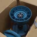 bella 10 Speed Countertop Blender, Juicer & Smoothie Maker, Fits-anywhere Kitchenware, Slim Flip & Store Design, Dishwasher Safe 48oz Capacity Pitcher & Lid, Stainless Steel Blade, 450 Watt, Surf (6 Cup)