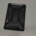 Fire HD 8 & HD 8 Plus Tablet Case (Only 12th Gen,2024/2022) - DJ&RPPQ [Light-Duty] Full Body Rugged Cover with Built-in Screen Protector for Kindle Fire HD 8 Kids Tablet & Kids Pro Tablet - Black