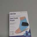 REVIX Ankle Ice Pack Wrap for Plantar Fasciitis & Foot Pain Relief, Reusable Gel Cold Compress Wrap for Feet Swelling, Achilles Tendonitis, and Sprained Ankles Recovery,Blue-1 Pack