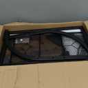 XLHOMO Floating Shelf for Wall- 31.5"x 24" 3+1 Tier Floating Shelves with Basket for Bathroom, Living Room,Bedroom and Kitchen Rustic Brown