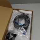 Wide Rain Shower Head With 5 Modes Handheld Showerheads, High Pressure Showerhead Combo with Extension Arm for Bathroom Accessories, Adjustable Shower Head with Anti-Clog Nozzles (Black)