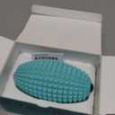 Vibrating Massage Ball for Plantar Fasciitis, Silicone Trigger Point, Myofascial Massage Ball, Deep Tissue Roller for Back, Neck, Foot, Muscle Recovery, Hip & Psoas Release Tool (Blue)