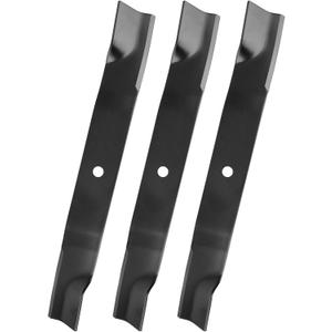 09081200 High Lift Blades Fit for Gravely A riens 60" Mower Decks, 03253900 Blades Fit for Gravely Pro-Master 260Z, A riens Max-Zoom 2560 Zero Turn Mowers, Replace for 09246600 09246600CKT, 3 Pack