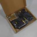 Velvet Christmas Tree Bows – 24 Pcs Holiday Bows (3/8" Wide, 5x7) with Star Clips – Easy Hanging for Tree, Wreath, Gifts & Décor (Black)