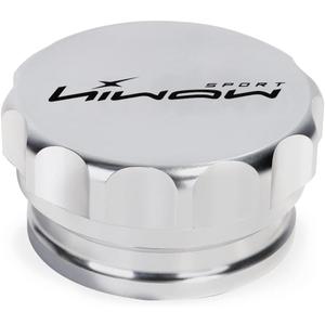 Aluminium Alloy Fuel Cap Weld On Filler Neck Oil Tank Cap (1.5 Inch, Silver)