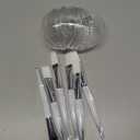 12 Pcs Face Mask Mixing Bowl, Clear Mask Bowl with Mask Brush, Silicone Mask Bowl, Cosmetic Mix Bowl Making Set, Silicone Makeup Brush Kit