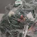 Prelit Christmas Urn Filler, 2 Pack Battery Operated Aritificial Outdoor Christmas Tree Urn Filler with Lights, Decorated Holiday Planters Xmas Pot Filler for Front Porch