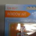 Creativity for Kids Window Art Fun Fruits - Paint and Decorate 2 Suncatchers, Create Your Own Window Art for Kids