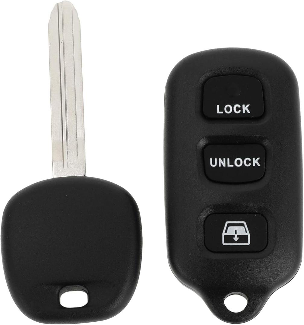 X AUTOHAUX 315MHz HYQ12BAN Keyless Entry Remote Ignition Transponder Key Fob for Toyota RAV4 20012005 for Toyota 4Runner 20032009 67 Chip 4 Buttons
