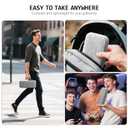 Henstar Carrying Case for Nintendo Switch 2 2025, Protective Hard Shell Portable Travel Case with 10 Game Card Slots, Large Volume Bundle Holder for Nintendo Switch 2 Accessories & Games, White