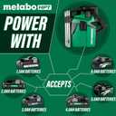 Metabo HPT 18V Cordless Wet/Dry Vacuum, 1.6 Gallon HEPA Filter Vacuum, Powerful 74 CFM Airflow, 8 ft. of Stretchable Hose, Eco and Boost Modes, Lightweight Design, Tool Body Only, RP18DAQ4