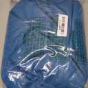 FABSKIY Squishy Microbead Neck Pillow, 7Inch x 12Inch Soft Travel Body Bed Pillow Bean Pillow for Kids Adult Chair Sleeping Car Seat, Fun Dormroom (Sky Blue)