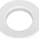 Fire Sprinkler Escutcheon Skirt, FLUSH Escutcheon Pendant Skirt White, Works with Standard 401 Style Cup, Short Cup, and Retrofit 2 Piece Cup, Fire Sprinkler Skirt