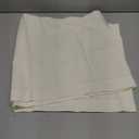 Solino Home Ivory Napkin 1 Pack - Cotton Linen Hemstitch Dinner Napkins Cloth 14 x 60 Inch for Summer - Handcrafted and Machine Washable