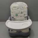 UBRAVOO Baby Booster Seat for Dining Table with Removable Tray & Cushion, 3in1 Portable Toddler Booster Seat, 4 Height Adjustable Travel High Chair for Babies and Toddlers