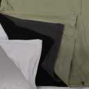 4 Pieces Women Basic Crop Tank Top Short Sleeveless Sports Crop Top (Small, Dim Gray, Black, Dark Olive Green, White)