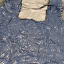 Amearea Modern Area Rugs for Bedroom Living Room, 4x6 Feet Blue Thickened Memory Foam Rug, Fluffy Indoor Washable Rugs Non Slip Minimalist Carpet for Kids Boys Girls Dorm Nursery Room Decor