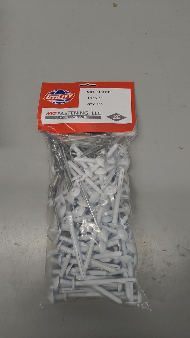 Screws 1/4 x3" 500 Pieces