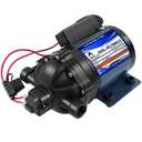 12V RV Water Pump, 7GPM 60 PSI Water Diaphragm Pump with 1/2" FNPT, HY-70601T, with Filter and Adapter, Replacement EF7000-BOX Pump, for Agricultural Irrigation, RV, Marine Deck, Yacht (BLACK)