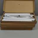 Fomcet Wedding Arch Backdrop Stand Set of 3 White Metal Arched Backdrop Stand 7.2FT & 6.6FT & 6FT Balloon Arch Frame for Wedding Ceremony Birthday Party Baby Shower Anniversary Decoration