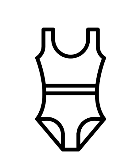 One Piece Swimsuit for Women, Size S