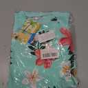 HUAANIUE Baby/Toddler Girls 2 Piece Rash Guard Long Sleeve Swimsuit Set (6-12 Months, Aqua)