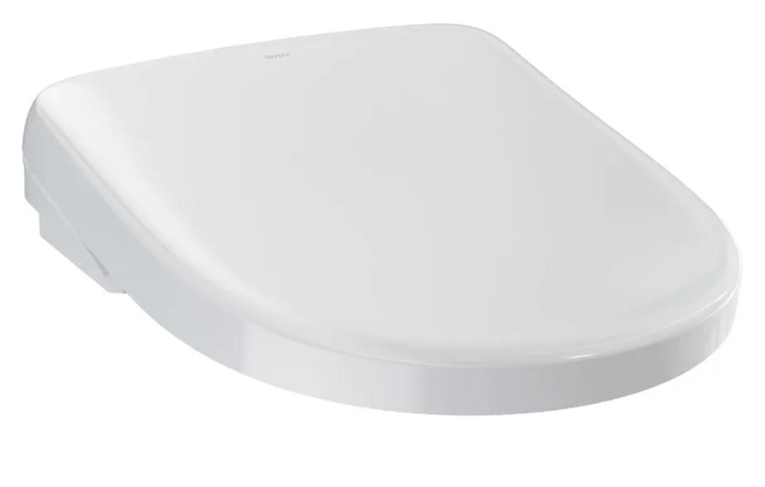 TOTO® S7A WASHLET® Electronic Bidet Toilet Seat, EWATER+® Bowl and Wand Cleaning, Auto Open and Close Classic Lid, Round, Cotton White - SW4735#01