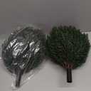 FAJUNZH Artificial Topiary Bushes for Outdoors with Spike, Boxwood Ball Fake Shrubs UV Resistant Faux Plants for Indoor Outdoor Fall Thanksgiving Halloween Decor (Cedar Topiary Ball Trees)