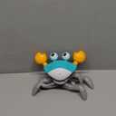 HONGID Crawling Crab Dog Toys,Escaping Crab Dog Toy with Obstacle Avoidance Sensor,Interactive Dog Toys with Music Sounds & Lights for Dogs Cats Pets,Christmas Toy Gifts for Puppy/Small/Medium Dogs