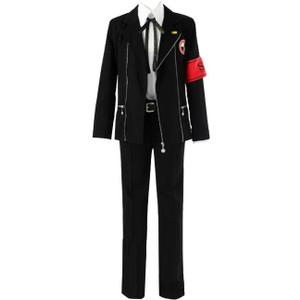 Poetic Walk Anime Cosplay Mens Coat Shirt Pants Badge Costume School Uniform Custom (Large, Mens)