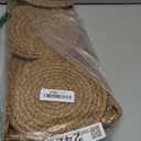 Boho Jute Bath Mat | Handmade Washable Toilet Rug | Modern Bathroom Rug | Double Sided Woven Boho Bathroom Decor | 23.6 x 15.7 inches (Standart)