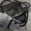 UCOMX 3 in 1 Charging Station for Multple Devices,Foldable 3 in 1 Wireless Charger for Travel,Nano Wireless Charging Station for iPhone16 15 14 13 12 Pro Max/Watch 10 9 8 7 6 5 4 3 Ultra/AirPod Pro (Black)