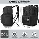 Large Waterproof Insulated Cooler Backpack for Men & Women, Double Decker Leak Proof Cooler Backpack for Beach, Camping, Picnic, Travel, 26L, 44Cans