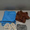 Kids Nativity Saint Joseph Robe Shepherd Costume Boys Halloween Cosplay Outfit Accessories Set (10-11 Years, Blue)