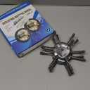 2026 New Upgrade 6 Inches Steel Wire Grass Trimmer Head Universal Steel Wire Weed Eater Head String Trimmer Replacement Brush Blade for Electric Battery Powered Cordless String Cutter (3Pc 6 Blades)