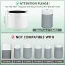 2 Pack 211i Max Replacement Filter Compatible with BLUEAIR Blue Pure 211i Max Air Purifier, Ture HEPA & Activated Carbon Replacement Filter