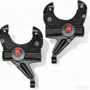 2.5" Drop Spindles, Front Lowering Knuckle Kit Compatible with 1973-1987 Chevy C10 - Fits 1.25" Thick Rotors 2WD ONLY, # M0117K12-1, M0117K12-2