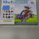 Bottleboom STEM 13-in-1 Education Solar Power Robots Toys for Boys Age 8-12, Educational Toy Science Kits for Kids Experiment Robotics Set Birthday Gifts for 8 9 10 11 12 Years Old (Blue Gray)