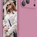 FireNova Magnetic for iPhone 17 Pro Max Case, Compatible with MagSafe, [Integrated Silicone Camera Control Button] [Camera Protection] Anti-Scratch Microfiber Lining Phone Case, 6.9", Lilac Purple
