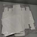 Macaron Boxes for 12 to 14 White with Clear Display Window [15 pieces] Macarons Container or Packaging Box Kit for Chocolate Truffles Cake Pops Desserts Mini Cupcakes Cookies or Muffins