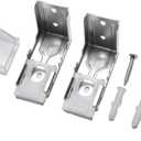 Free-Stop Roller Window Shades with Valance - Replacement Accessories Kit Roller Blinds(3 Brackets, Handle, Screws) - Easy to Install