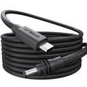 Starlink Mini Cable 6.5FT, 18AWG 140W Starlink USB C to DC Power Cable Cord, Waterproof Barrel Jack, Mini Accessories Work with 65W+ PD Source, Compatible with 28V PPS 20V PD Protocols